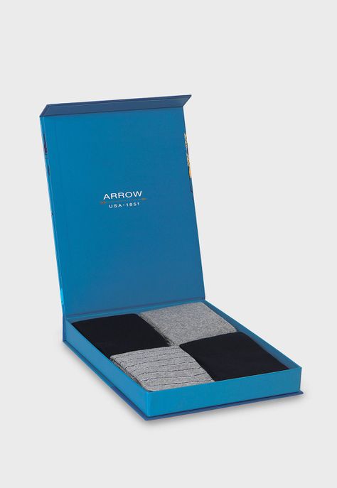 Caja Calcetines 4 Unidades Casual Arrow CP42402SU-6