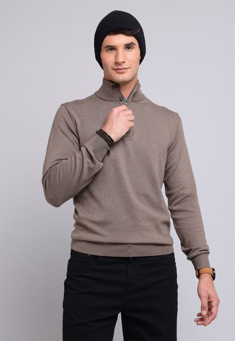 Sweater Zipper button Arrow SW2710WCA-0