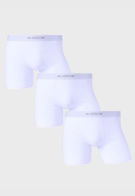 Boxer 3 Unidades Liso Arrow-0