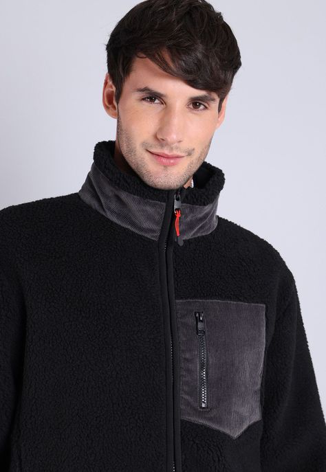 Polerón Sherpa Full Zipper Arrow PL2703WNE-2