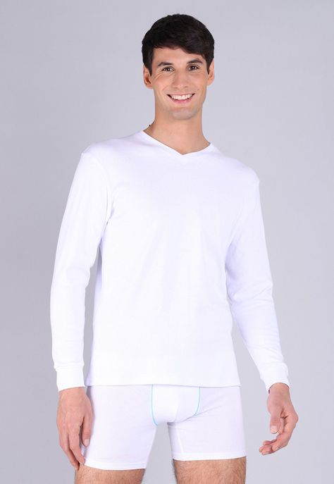 Camiseta bipack Cuello V Arrow CT2301BL-1
