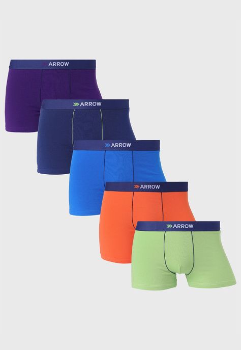 Boxer 5 Unidades Liso Arrow BO52370SU-0