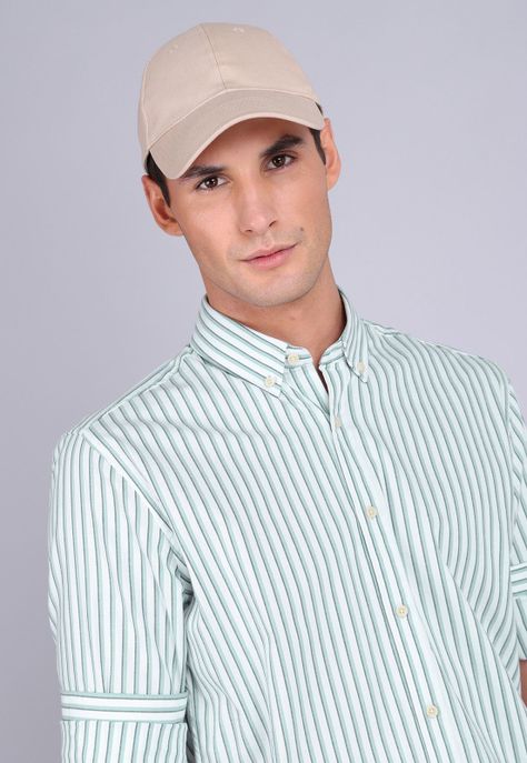 Camisa Oxford Rayas Manga Larga Arrow CM3014SVE-1