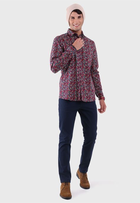 Camisa Spandex Floreada Arrow-4