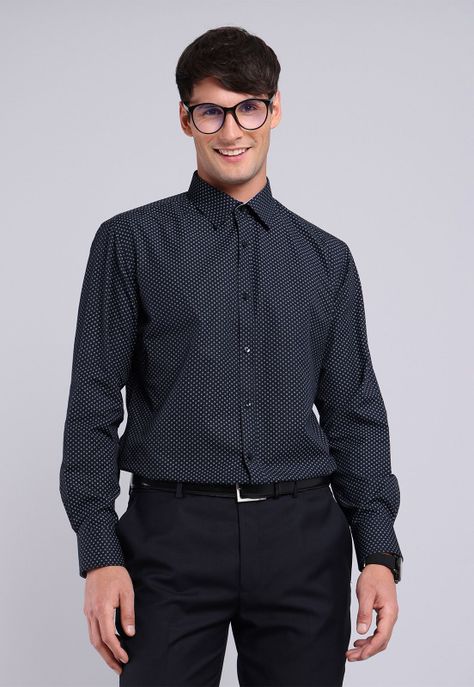 Camisa Formal Print Arrow ARM8021NB-0