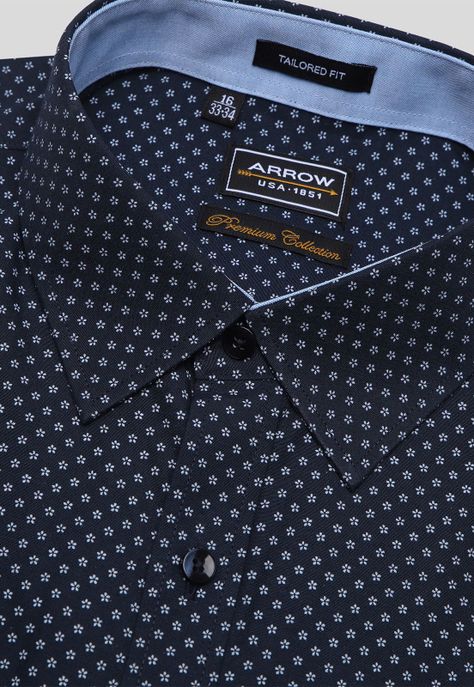 Camisa Formal Print Arrow ARM8021NB-1