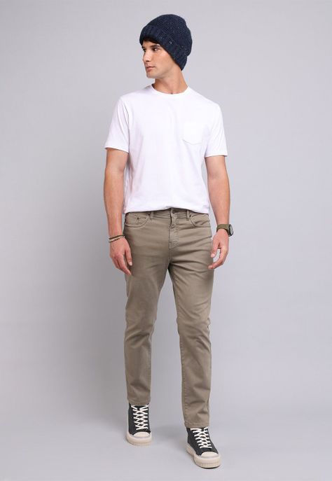 Pantalón 5 Pocket Spandex Arrow PA2798WOL-3