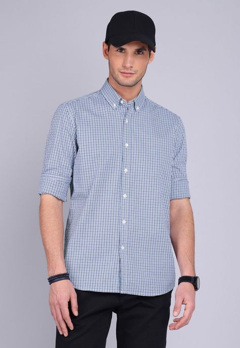 Camisa Oxford Rayas Manga Larga Arrow CM3012SAZ-4