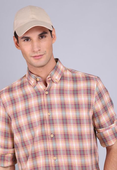 Camisa Escocesa Manga Larga Arrow CM3019SMU-1