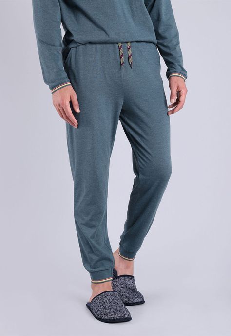 Pijama Largo Cuello Redondo Arrow P1I2406AZ-4