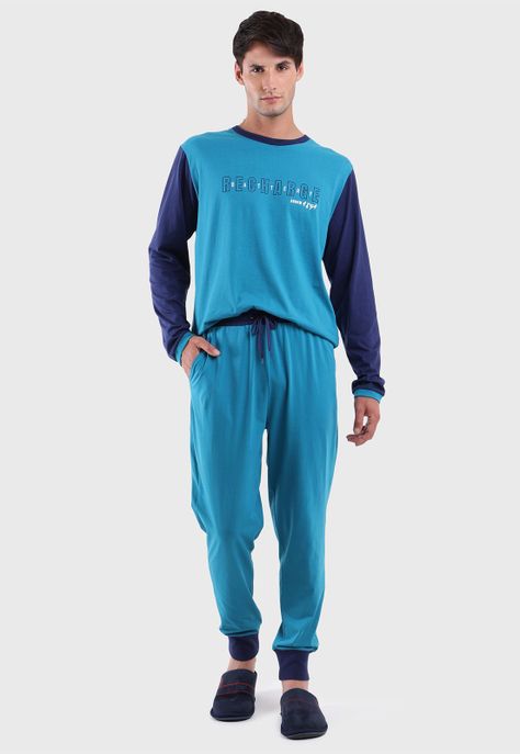 Pijama Largo Cuello Redondo Arrow-0