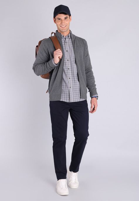 Sweater full zipper Arrow SW2707WGR-3