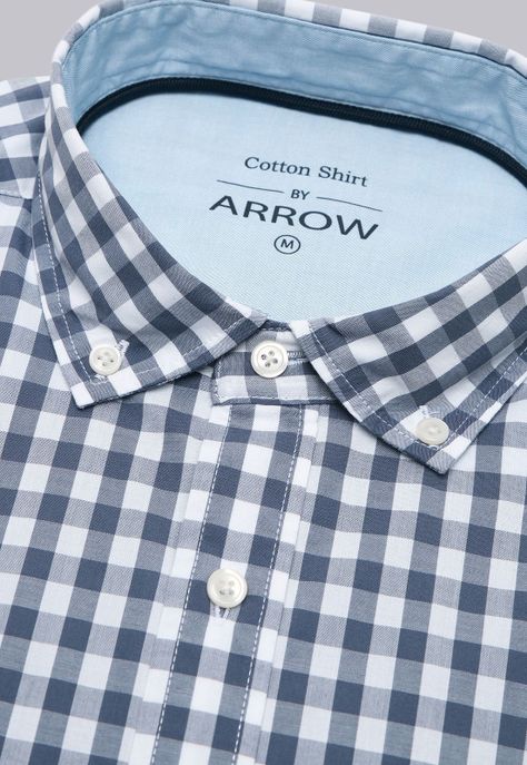 Camisa Cuadros Manga Larga Arrow CM3004SAZ-4