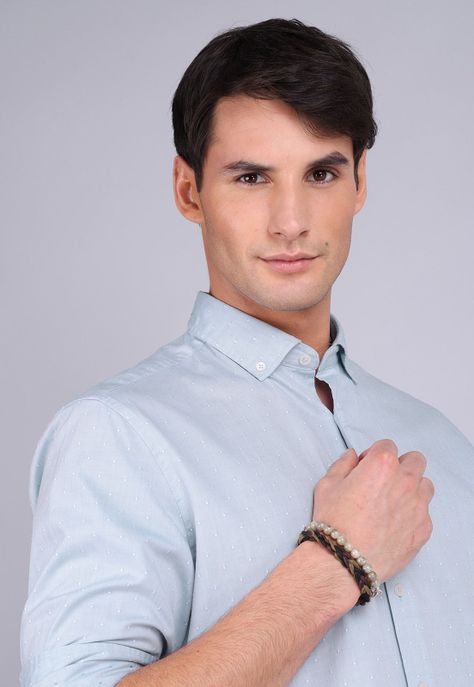 Camisa Texturada Manga Larga Arrow CM3009SCE-2