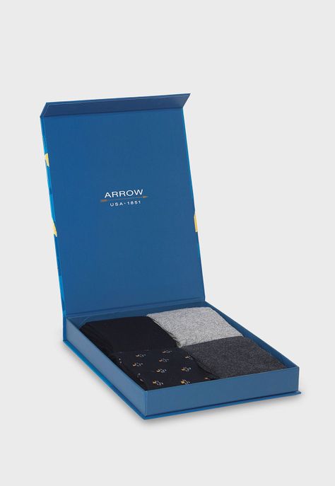 Caja Calcetines 4 Unidades Casual Arrow CP42404SU-6