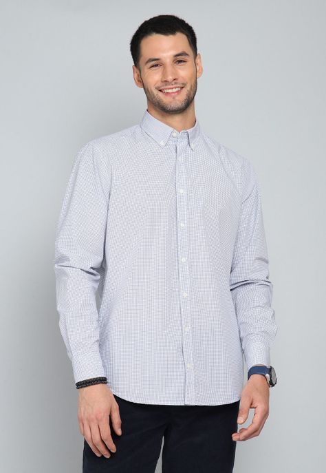 Camisa Cuadros Manga Larga Arrow CM31005GR-0