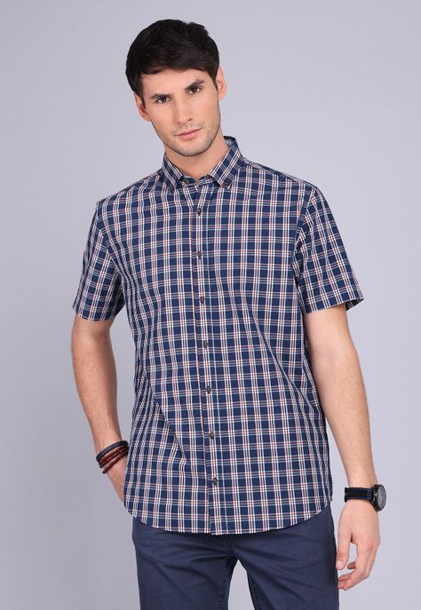 Camisa Cuadros Manga Corta Arrow CM3035SNB-0