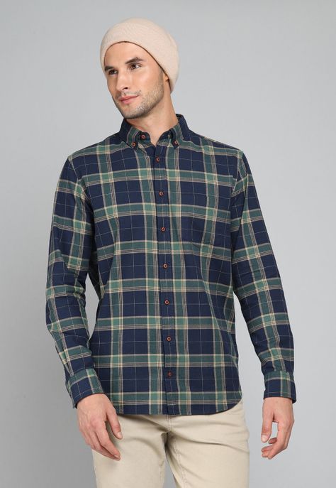 Camisa Cuadros Manga Larga Arrow CM31012NB-0