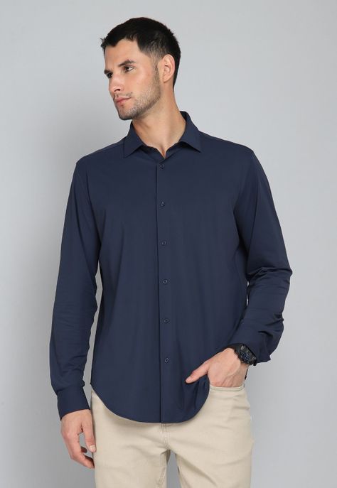 Camisa Lisa Ultra Spandex Arrow CM3092SNB-0
