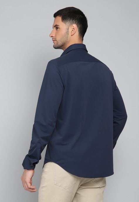 Camisa Lisa Ultra Spandex Arrow CM3092SNB-2
