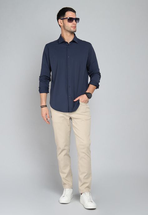 Camisa Lisa Ultra Spandex Arrow CM3092SNB-4