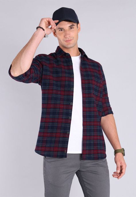 Camisa Escocesa Overshirt Arrow-0