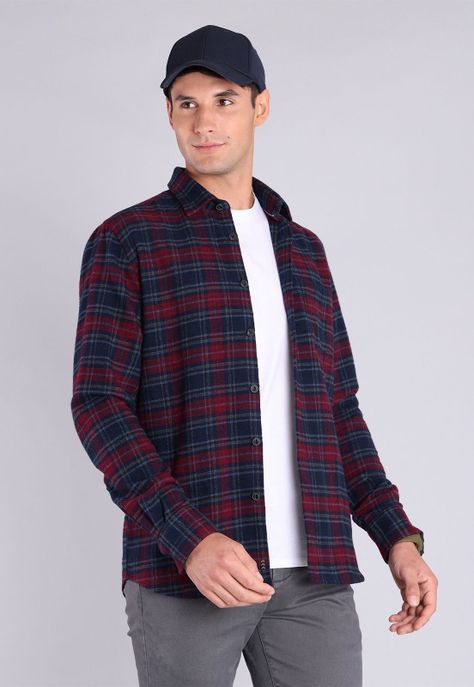Camisa Escocesa Overshirt Arrow-4