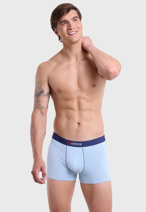 Boxer 5 Unidades Liso Arrow BO52366AZ-1