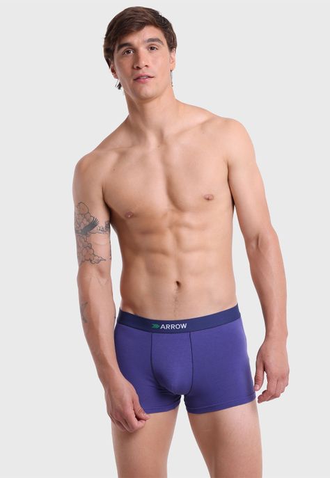 Boxer 5 Unidades Liso Arrow BO52366AZ-5
