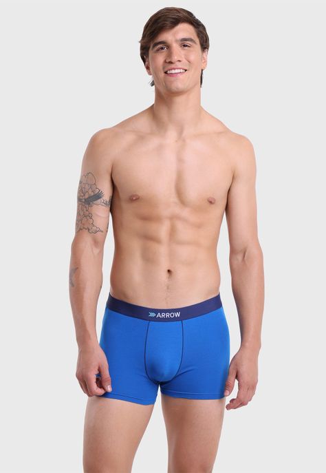 Boxer 5 Unidades Liso Arrow BO52366AZ-4