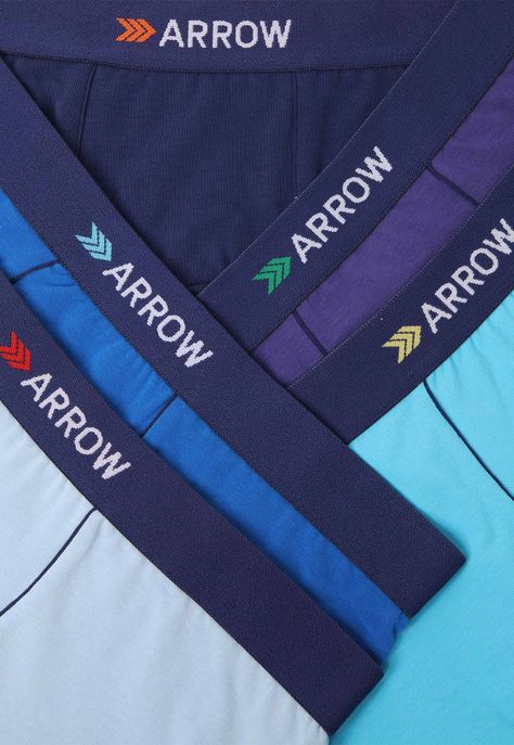 Boxer 5 Unidades Liso Arrow BO52366AZ-7