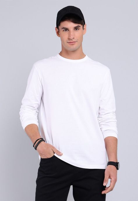 Polera Algodón Manga Larga Arrow PO2745WBL-0