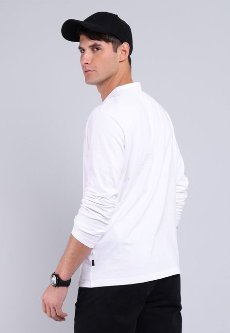 Polera Algodón Manga Larga Arrow PO2745WBL-1
