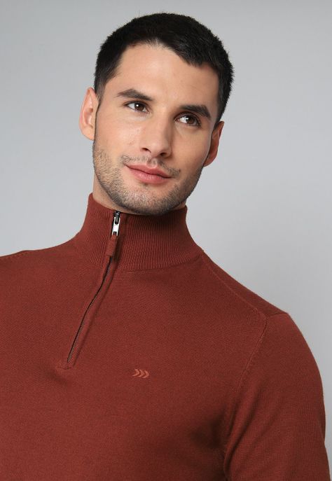 Sweater Half Zipper Arrow SW31039GU-2