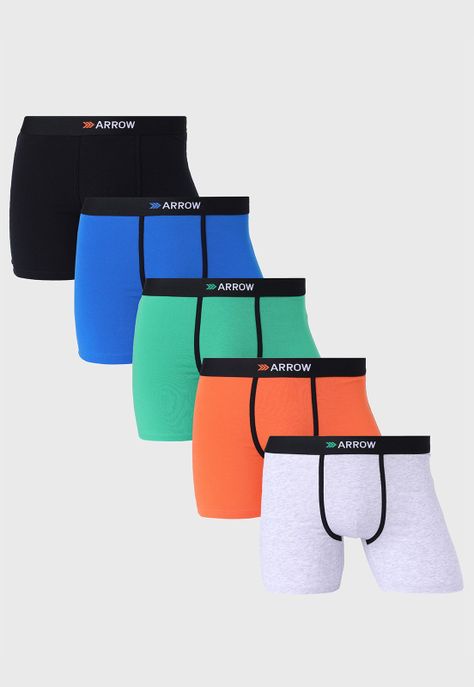 Boxer 5 Unidades Liso Arrow BO52367SU-0