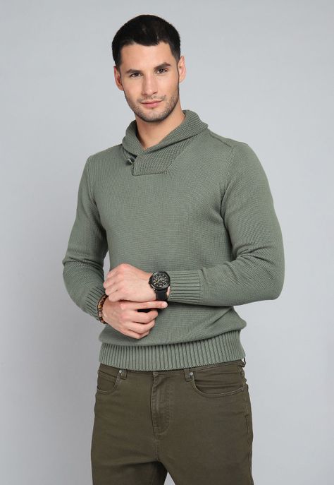 Sweater Cuello Smoking Arrow SW31046OL-0