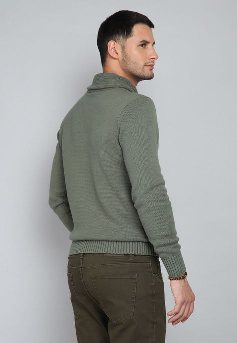 Sweater Cuello Smoking Arrow SW31046OL-1