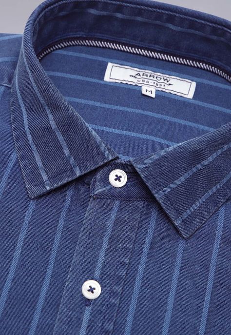 Camisa Rayas Manga Corta Arrow CM3036SAZ-4
