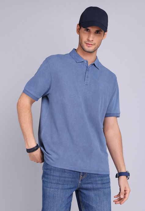 Polera Pique Stone Wash Arrow PO3076SDE-0