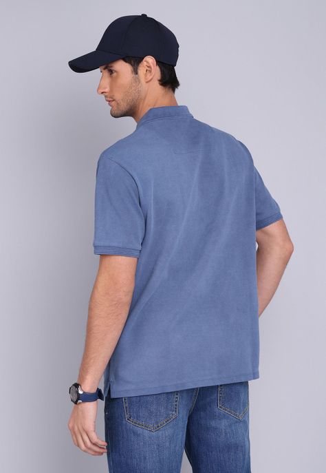 Polera Pique Stone Wash Arrow PO3076SDE-1