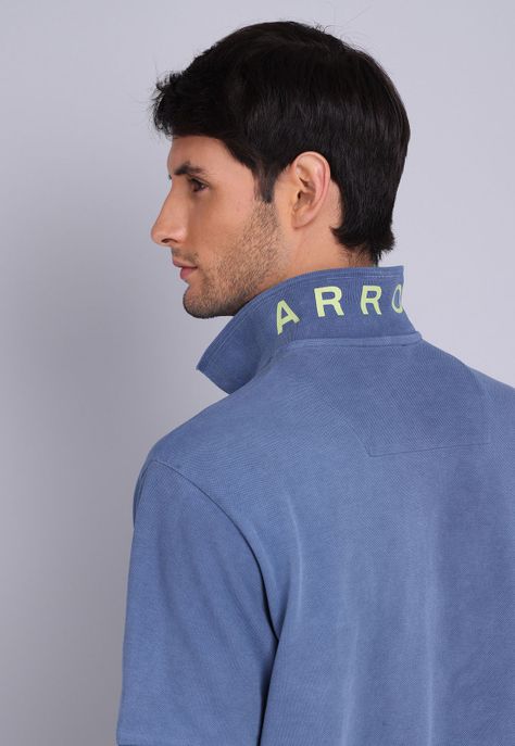 Polera Pique Stone Wash Arrow PO3076SDE-2