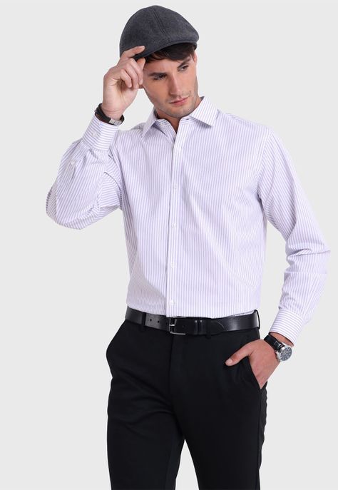 Camisa Formal Spandex Rayas Arrow ARM6021LI-0
