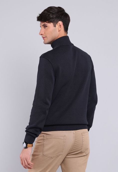 Sweater Half Button Arrow SW2711WCB-1