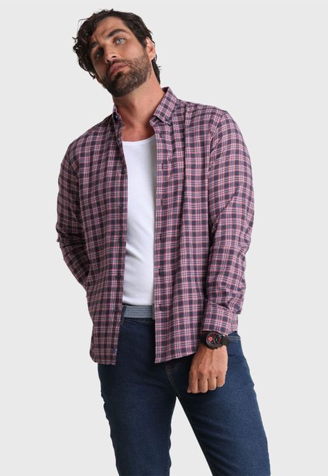 Camisa ML Escocesa Arrow-0