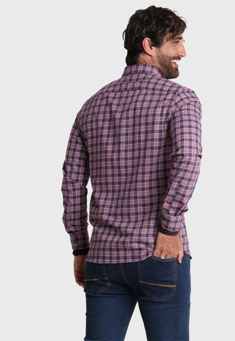 Camisa ML Escocesa Arrow-3