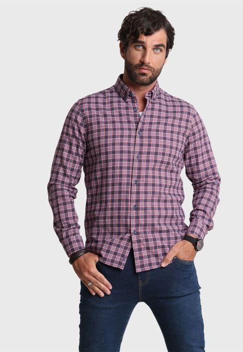Camisa ML Escocesa Arrow-1