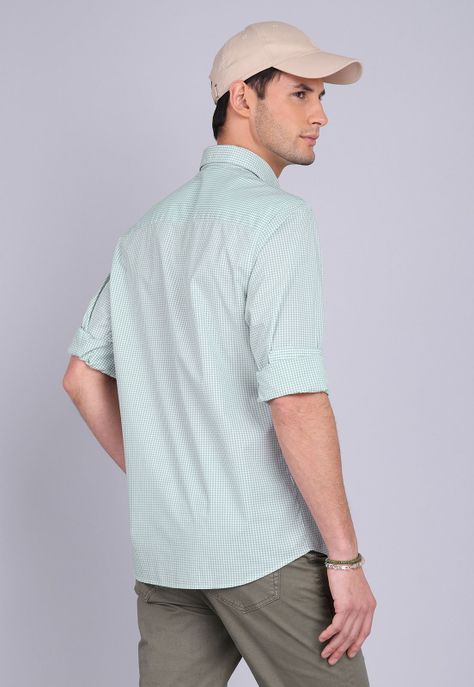 Camisa Cuadros Manga Larga Arrow CM3003SVE-3
