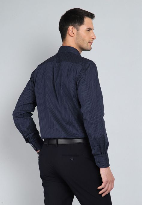 Camisa Formal Print Spandex Arrow ARM0310AZ-2