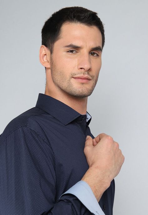 Camisa Formal Print Spandex Arrow ARM0310AZ-3