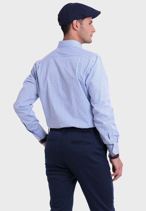 Camisa Formal Spandex Cuadros Arrow ARM6009CE-3